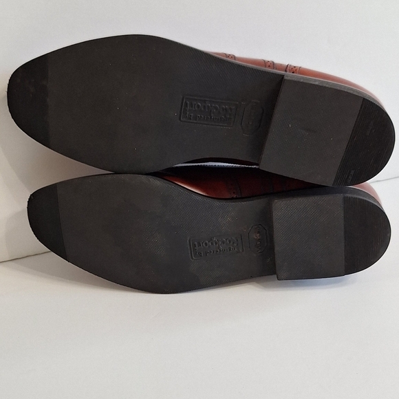 Rockport Brown Leather Wingtip Oxford Shoes with Brogue Detailing Size 13 - Picture 5 of 14